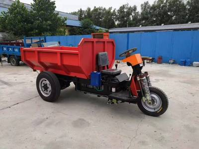 3噸工程三輪車柴油自卸電動(dòng)載重王農(nóng)用翻斗車建筑工地小型拉磚車